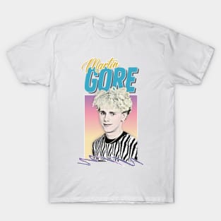 Martin Gore / 80s Style Aesthetic Fanart Design T-Shirt